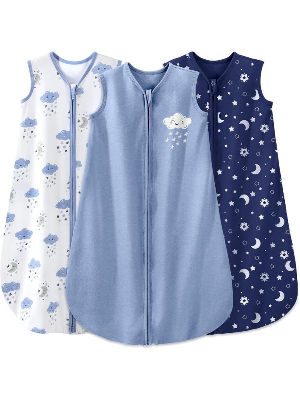 Cozy Baby Sleep Sack 12-18 Months, 0.5TOG, Organic Cotton, 2-Way Zipper